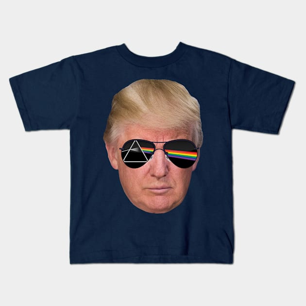 Dark Side Of The President Donald Trump Kids T-Shirt by Rebus28